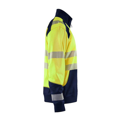 Blaklader 3556 Hi-Vis Half Zip Sweatshirt