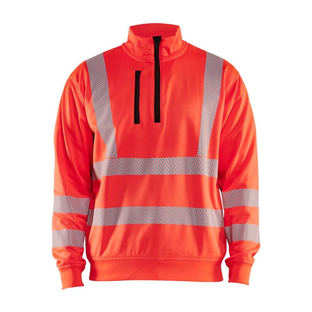 Blaklader 3564 Hi-Vis Half-Zip Sweatshirt