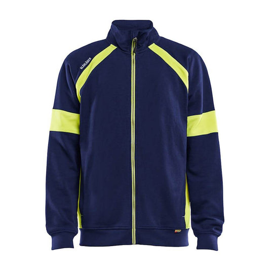 Blaklader 3567 Full Zip Hi-vis Sweatshirt
