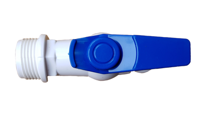 3/4" BSPM Plastic Tap White/Blue