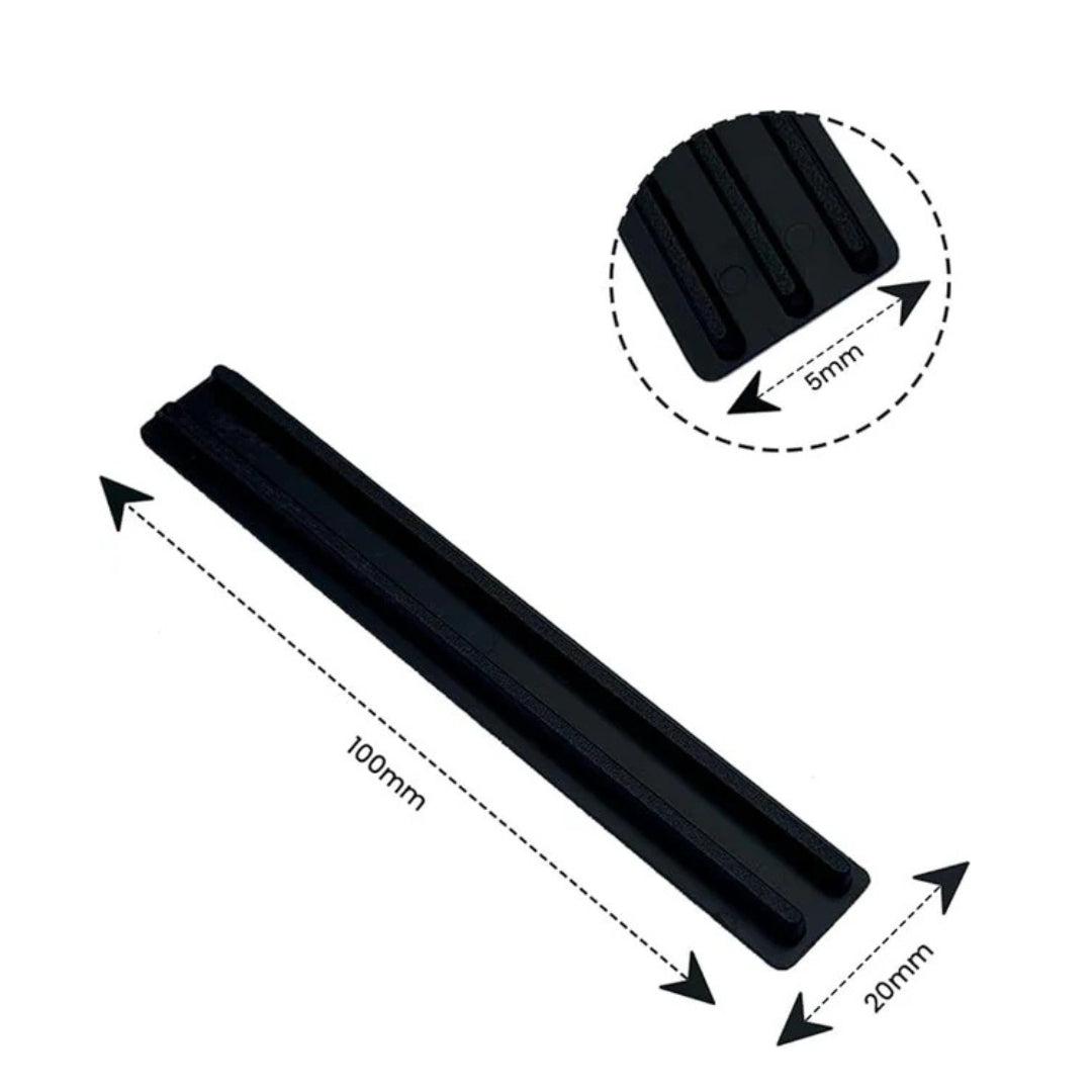 24mm Bridge Packers - Black HIPS Glazing Packers for Easy Leveling of Doors & Windows