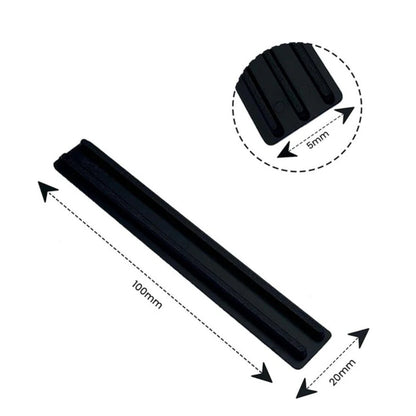 24mm Bridge Packers - Black HIPS Glazing Packers for Easy Leveling of Doors & Windows