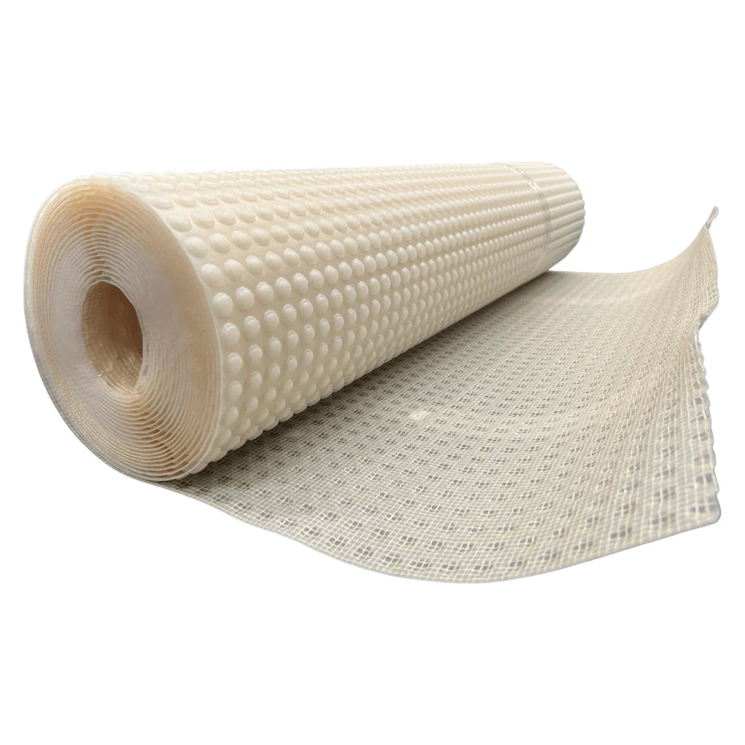 3mm Meshed Membrane Clear - HDPE Damp-Proofing Membrane with Mesh Face - Biokil Crown
