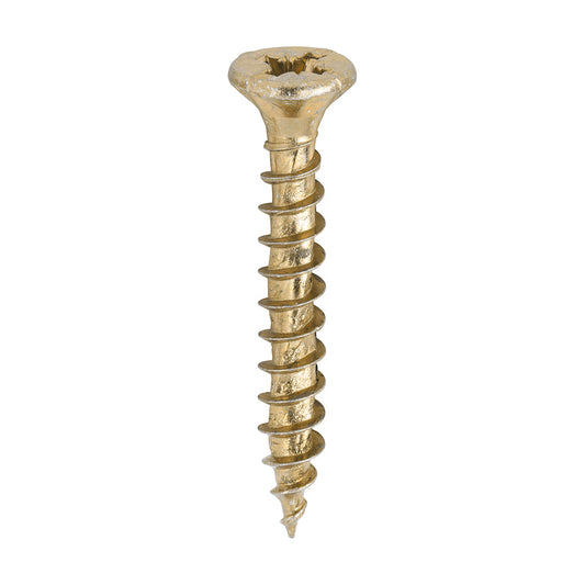 TIMCO Velocity Premium Multi-Use Screws – PZ – Double Countersunk – Yellow