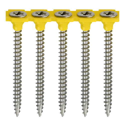 TIMCO Collated Classic Multi-Purpose Screws – PZ – Double Countersunk – A2 Stainless Steel