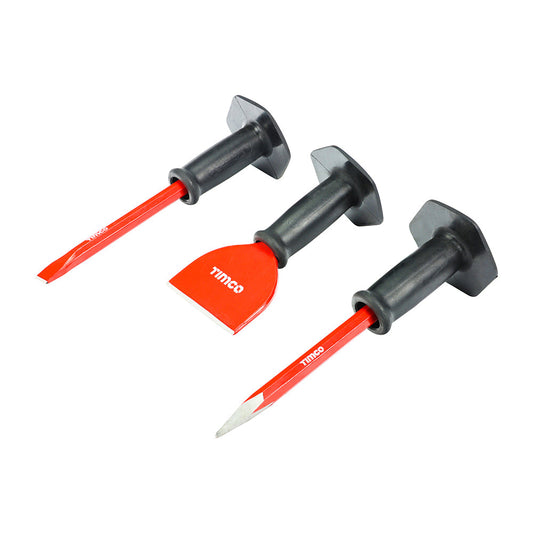 Timco Bolster & Chisel Set – 3‑Piece Set