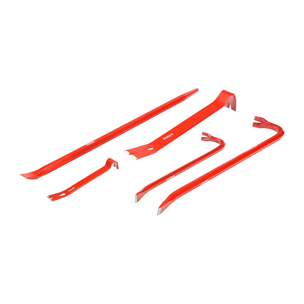 Timco Wrecking Bar & Pry Bar Set – Heavy Duty Steel