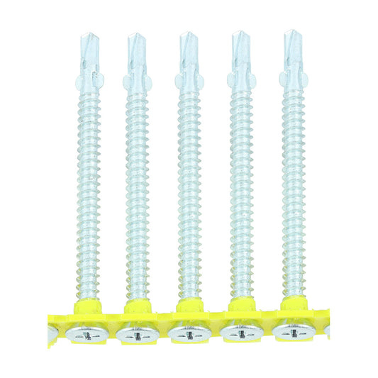 TIMCO Collated Timber to Light Section Screws – Countersunk – Wing-Tip – Self-Drilling – Zinc