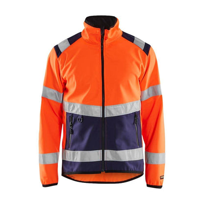 Blaklader 4877 Hi-Vis Water Repellent Softshell Jacket