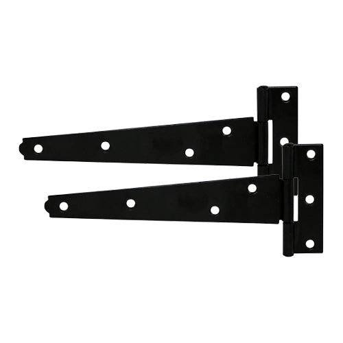 Light T Hinges – Epoxy Black – Pair