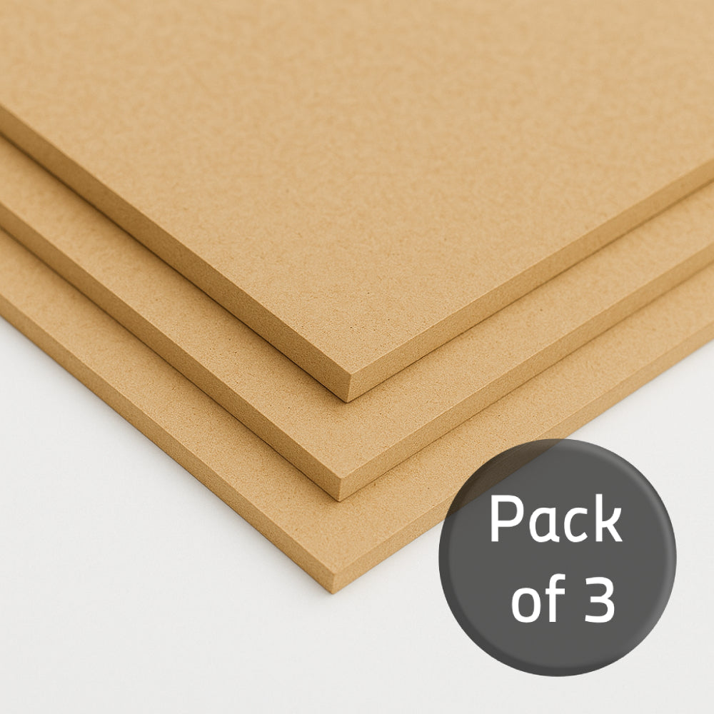 Standard MDF board 4mm - 3 Pack