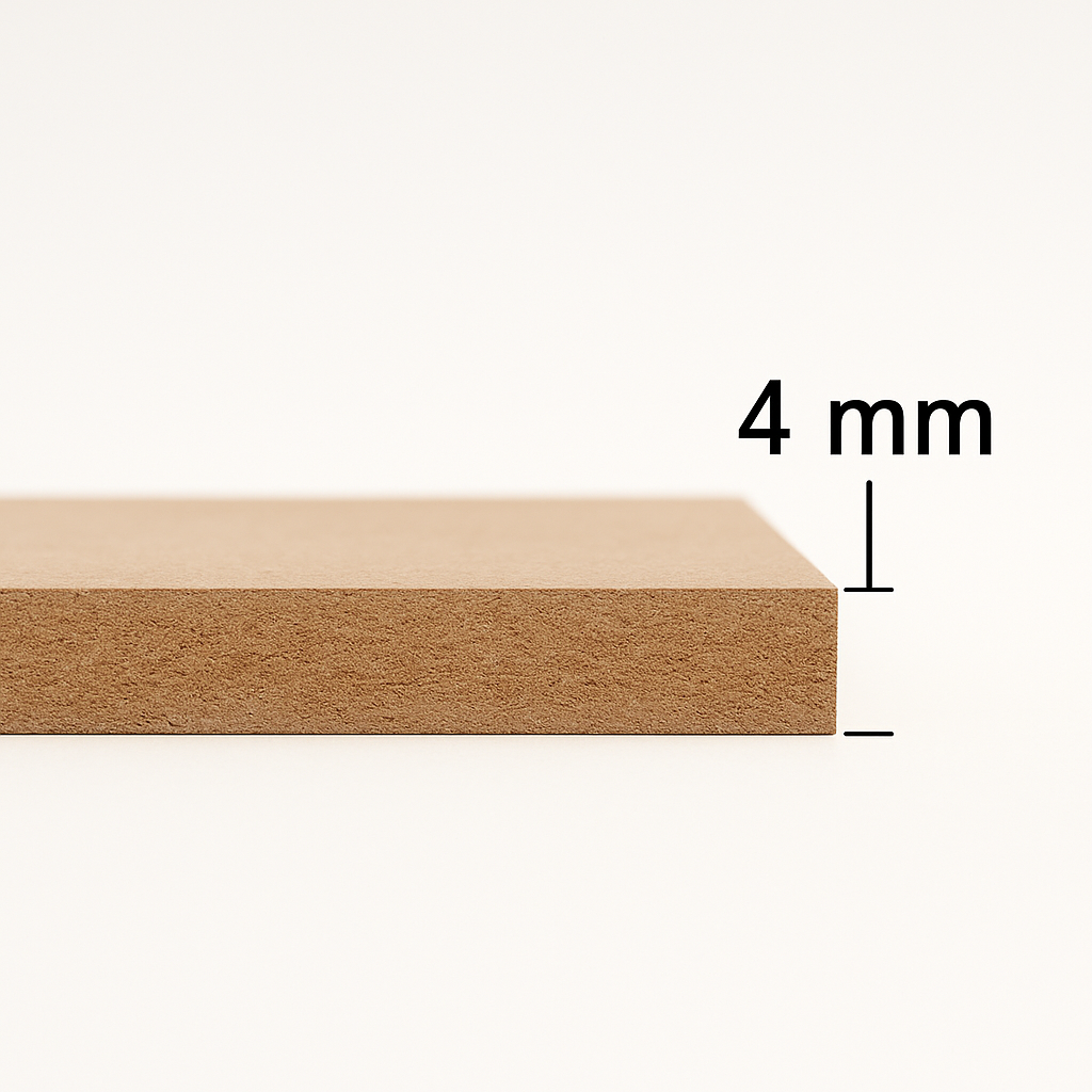 Standard MDF board 4mm - 3 Pack