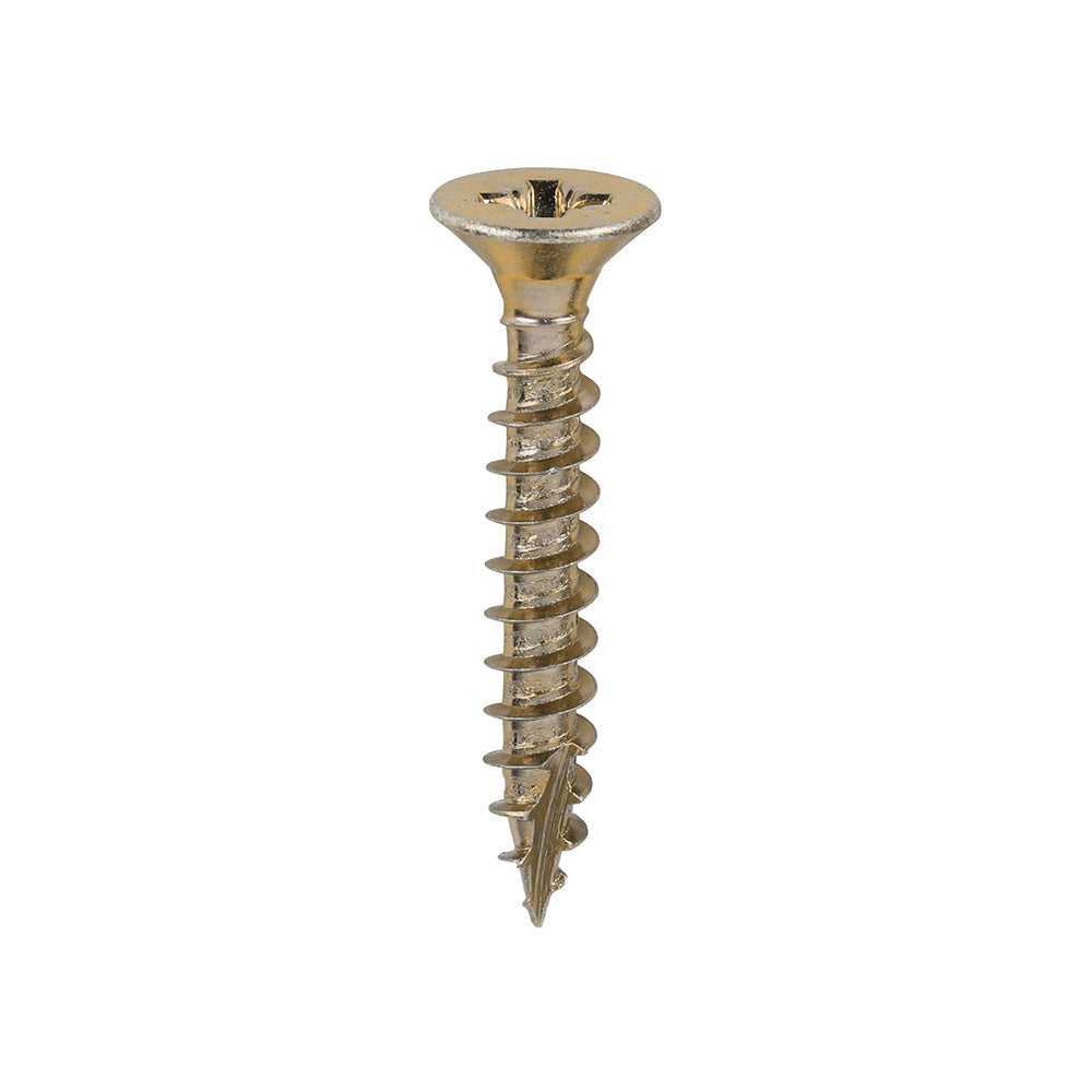 TIMCO Classic Multi-Purpose Screws - PZ - Double Countersunk - Yellow - 6.0