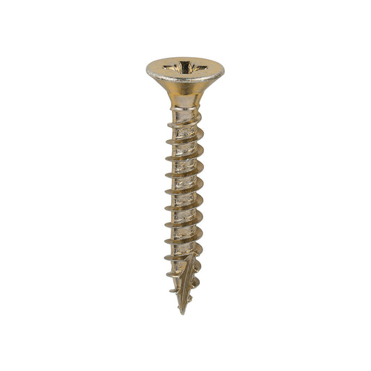 TIMCO Classic Multi-Purpose Screws - PZ - Double Countersunk - Yellow - 6.0