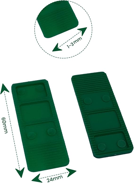 Polypropylene Wedge Packers - 24mm W - Plastic Shims and Packers