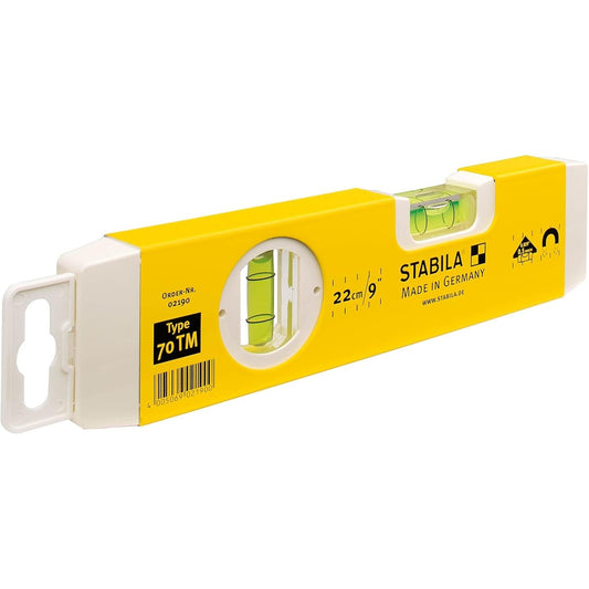 Stabila Torpedo Level 70 TM Magnetic 22cm Pro Tradesman