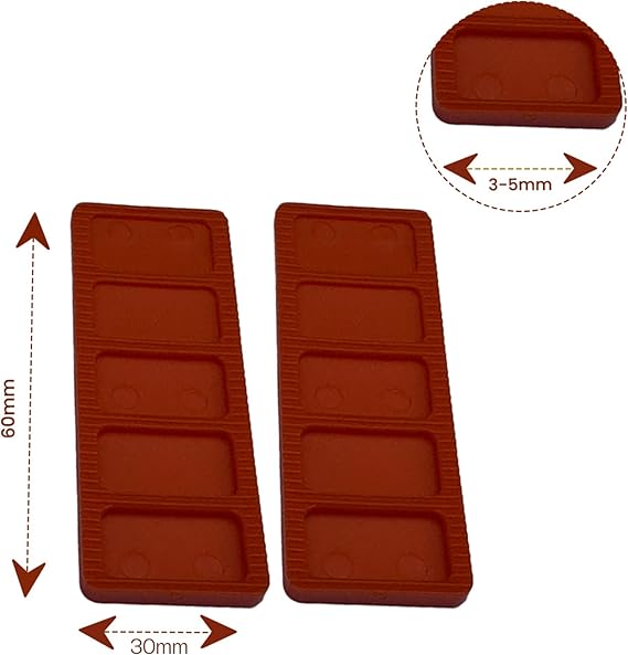 Polypropylene Wedge Packers - 30mm W - Plastic Shims and Packers