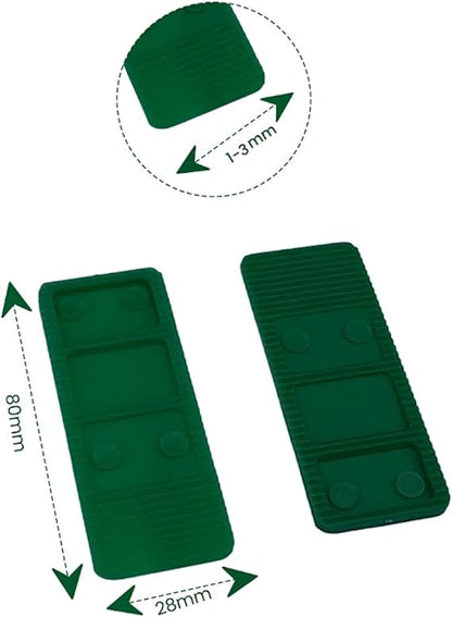 Polypropylene Wedge Packers - 28mm W - Plastic Shims and Packers