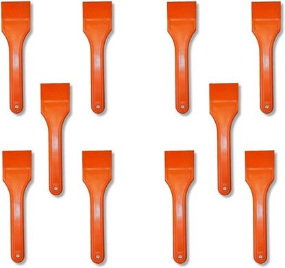 Glazing Shovel – Made in UK Plastic Paddle for Glass Lifting, Windows & Doors, DIY Tool, 260mm x 70mm (Orange)