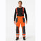 Helly Hansen 71493 Alna 2.0 Hi-Vis Waterproof Shell Construction Bib& Brace Pant Trouser ORANGE/EBONY / 34.5" Waist - 32" Leg