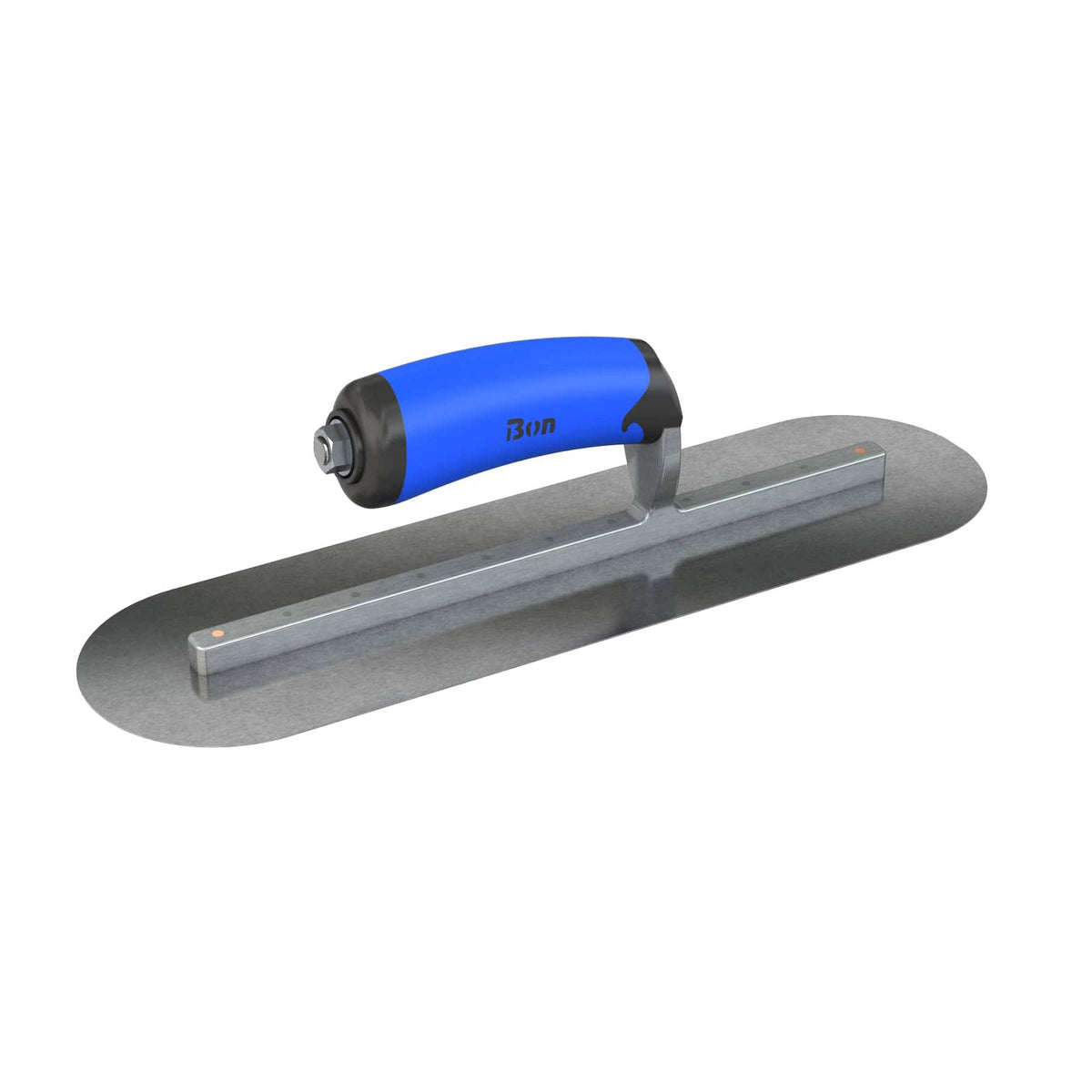 Bon Tool Carbon Steel Round End Finish Trowel - Comfort Wave Handle
