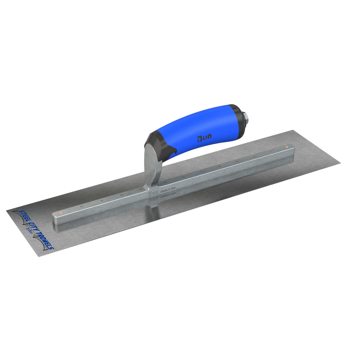 Bon Tool Carbon Steel Square End Finish Trowel - Comfort Wave Handle