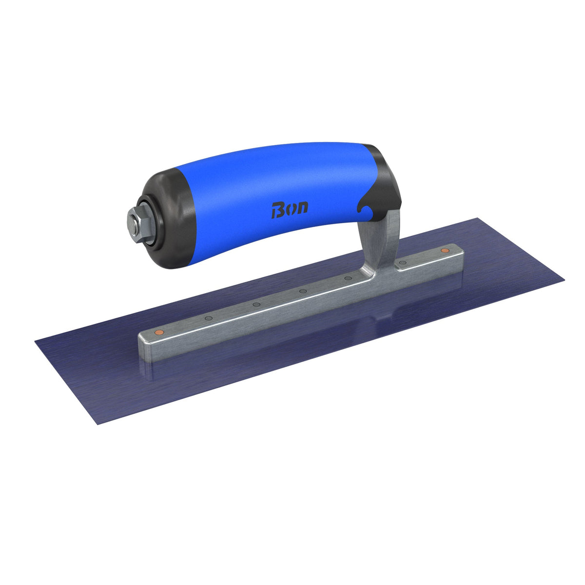 Bon Tool Ultra Flex Blue Steel Square End Finish Trowel  - Comfort Wave Handle