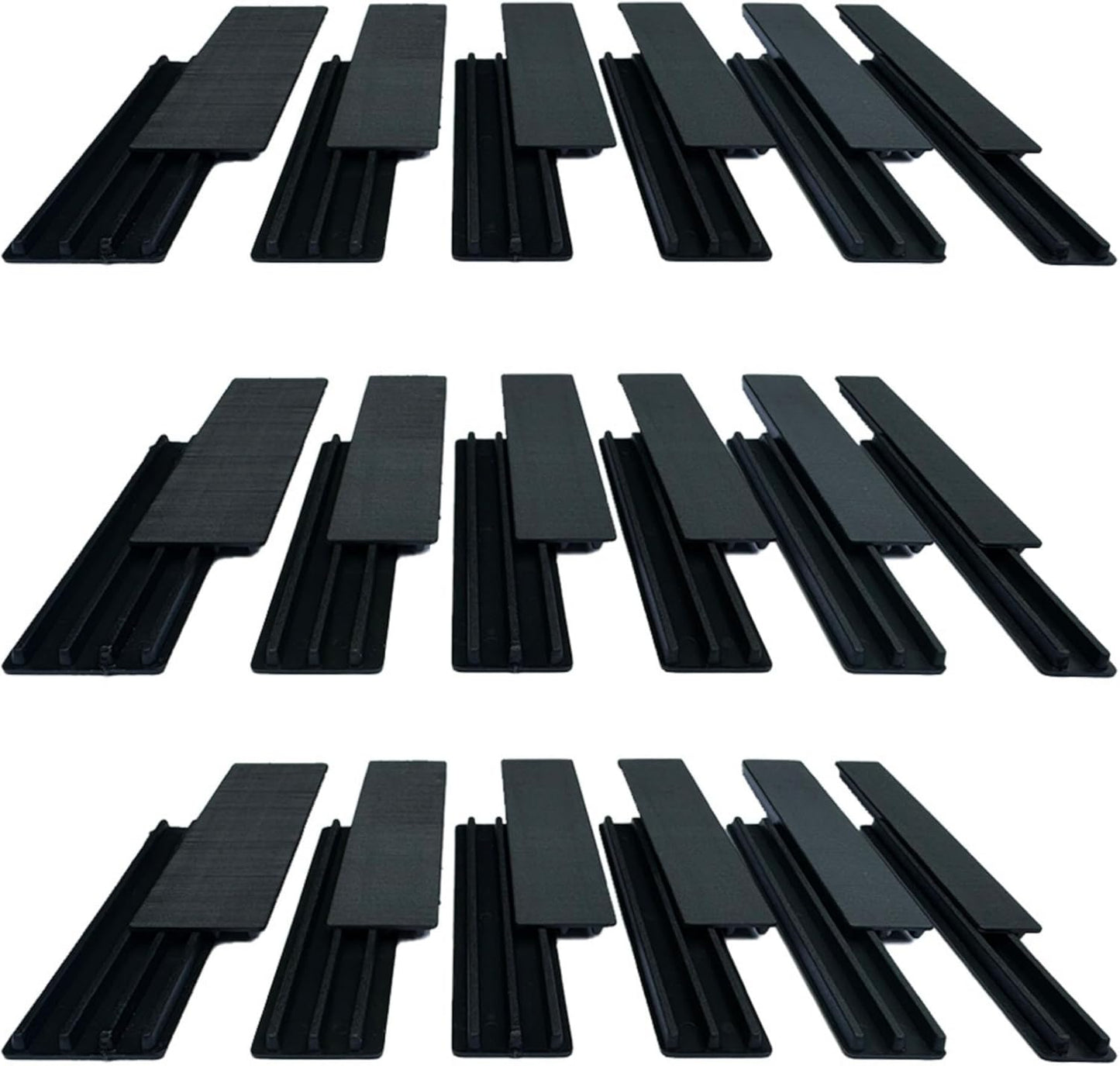 32mm Bridge Packers – Black HIPS Glazing Packers for Easy Leveling of Doors & Windows (Bulk Pack)