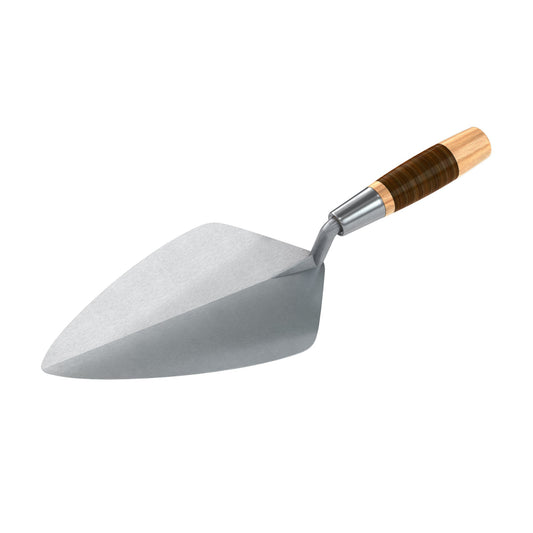 Bon Tool Wide London Brick Trowel - Leather Handle