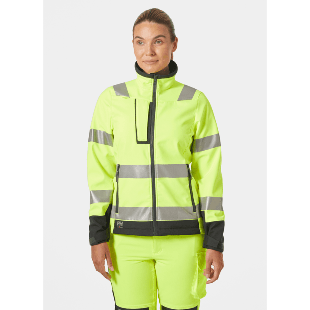 Helly Hansen 74098 Women's Luna Hi Vis Softshell Jacket
