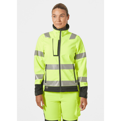 Helly Hansen 74098 Women's Luna Hi Vis Softshell Jacket