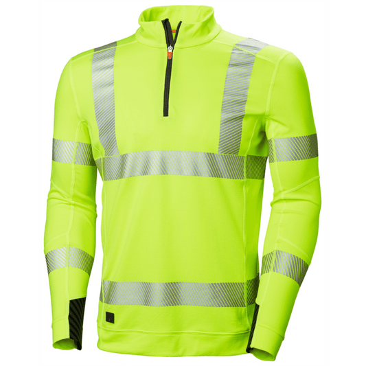 Helly Hansen 75110 Lifa Active Hi Vis Base Layer Half Zip
