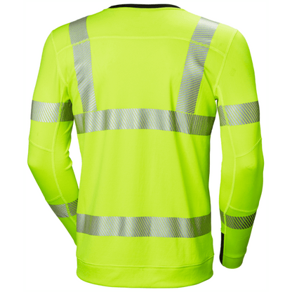 Helly Hansen 75111 Lifa Active Hi Vis Base Layer Crewneck
