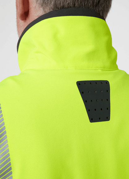 HELLY HANSEN 77203 ICU BRZ BREATHABLE HI-VIS SOFTSHELL JACKET
