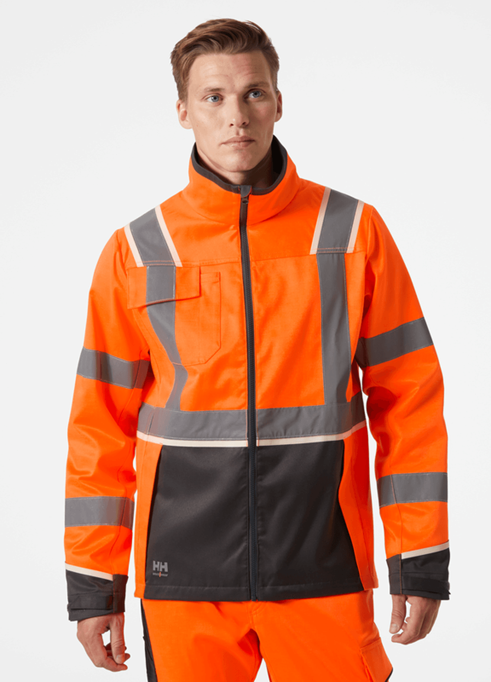 Helly Hansen 77215 UC-ME Stretch Softshell Hi-Vis Jacket Coat