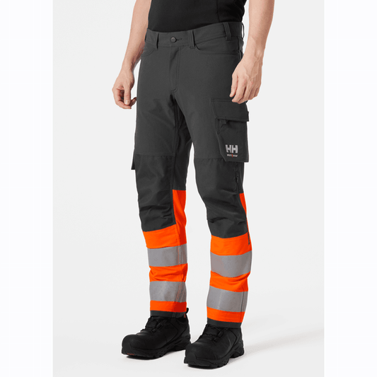 Helly Hansen 77429 Alna 4-Way Stretch Hi-Vis Cargo Pant Trouser