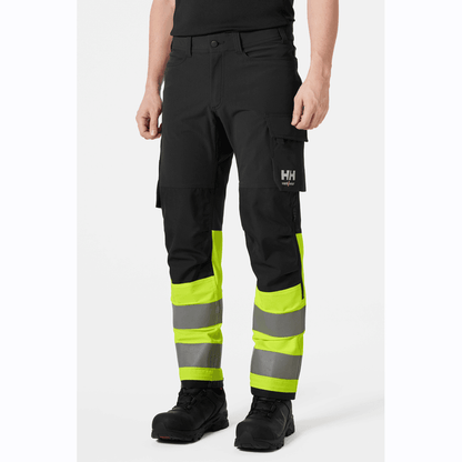 Helly Hansen 77429 Alna 4-Way Stretch Hi-Vis Cargo Pant Trouser