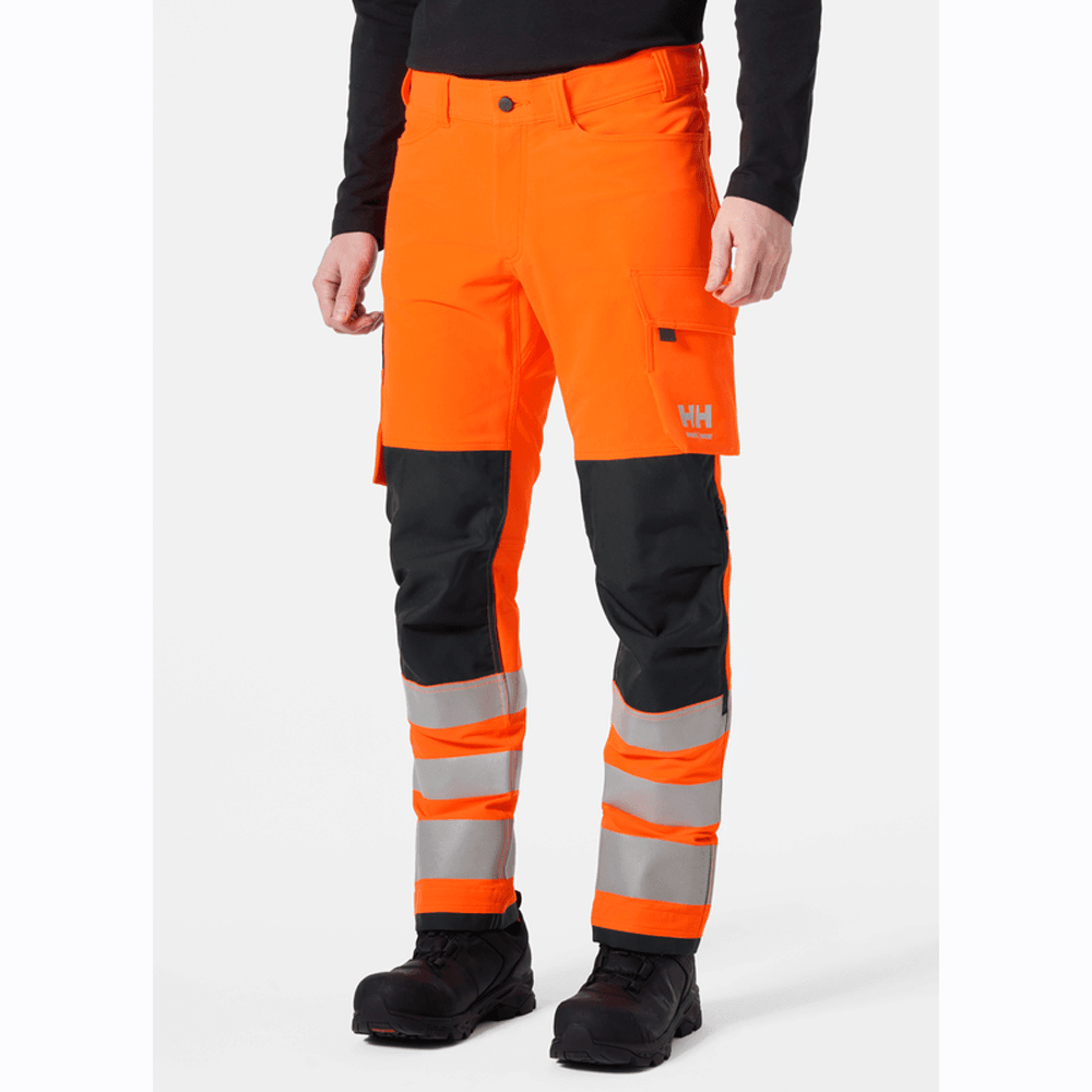 Helly Hansen 77430 Alna 4-Way Hi-Vis Knee Pad Stretch Trousers