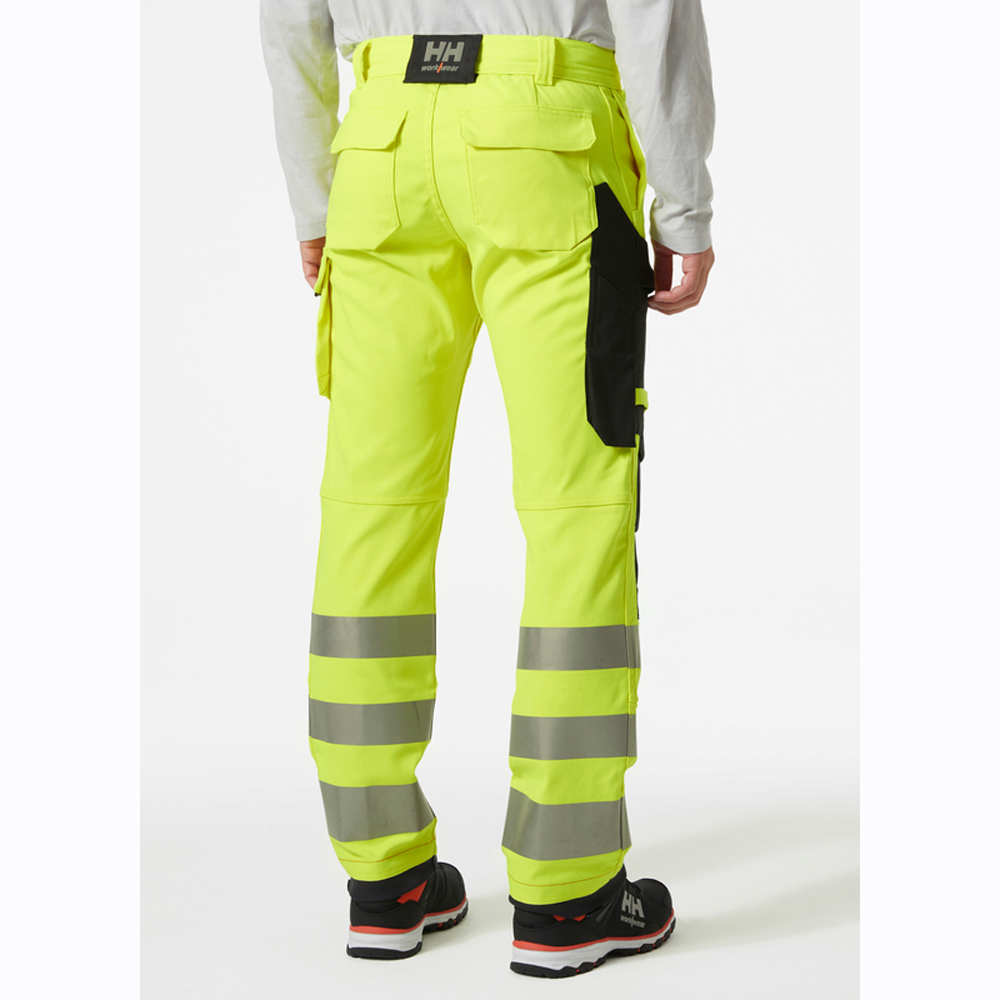 Helly Hansen 77451 Fyre Flame Retardant Work Pants, Class 2 Yellow 31" Waist, 31.5" Leg