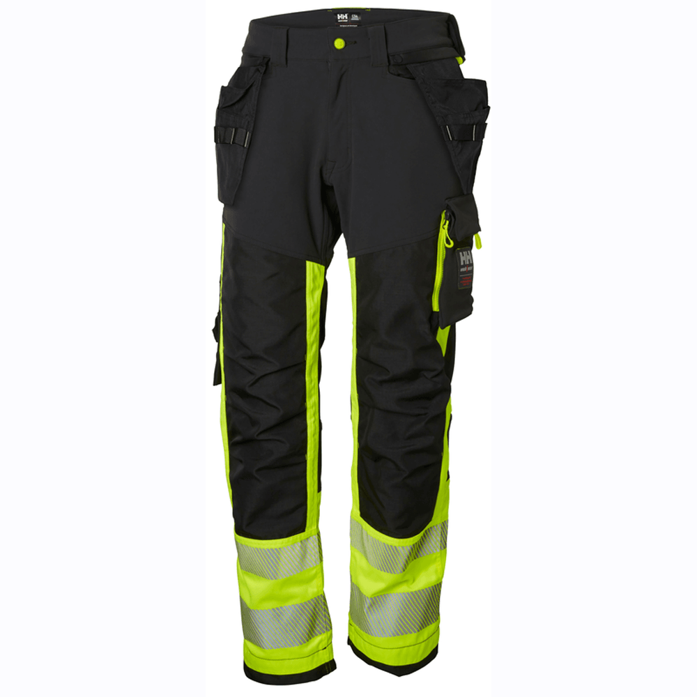 Helly Hansen 77471 ICU Hi-Vis Holster Pocket Knee Pad Trousers Class 1