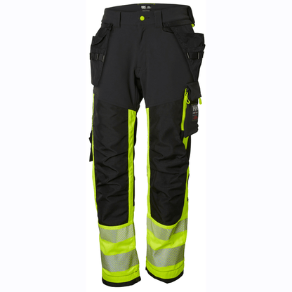 Helly Hansen 77471 ICU Hi-Vis Holster Pocket Knee Pad Trousers Class 1
