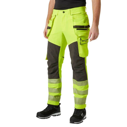 Helly Hansen 77499 ICU BRZ Construction Hi-Vis Work Trousers Pant Class 2