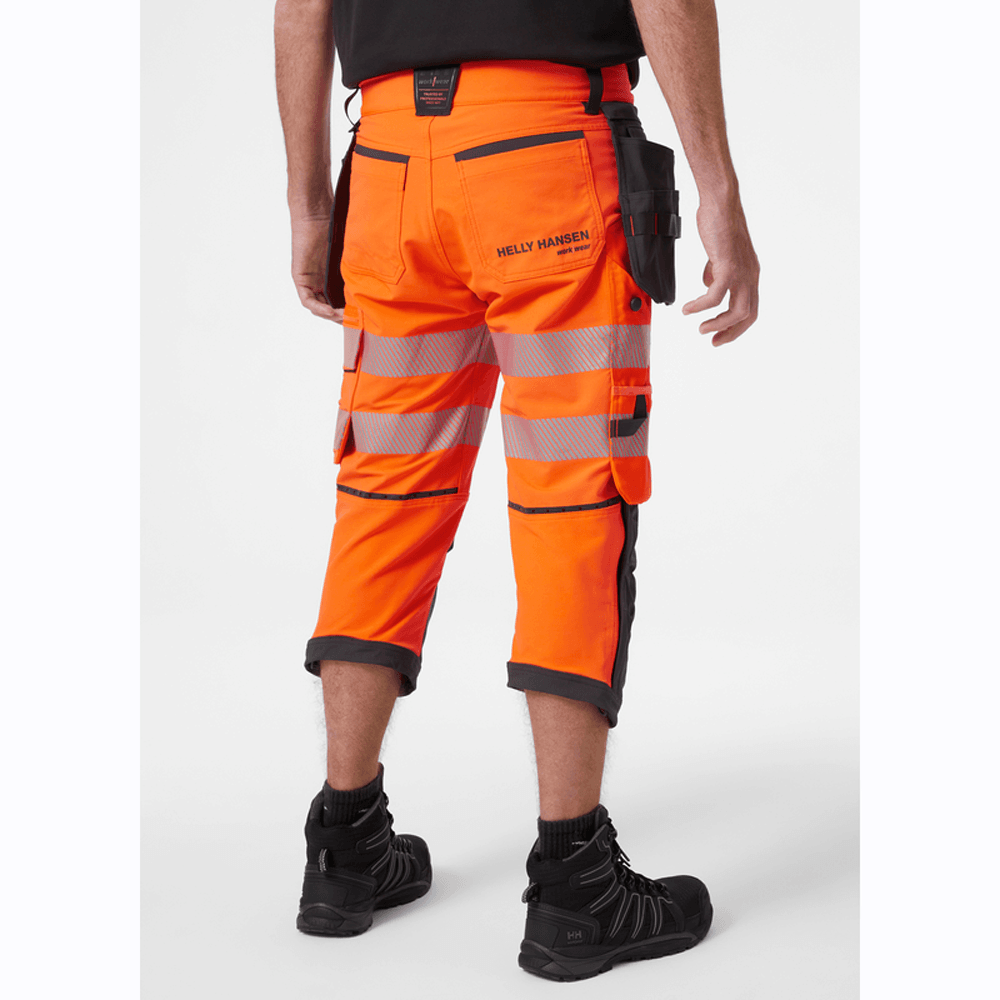Helly Hansen 77502 ICU BRZ Hi-Vis Pirate Construction Pants Trousers, Class 1
