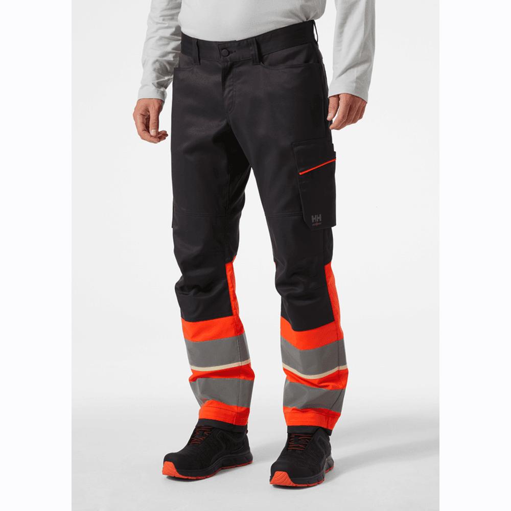 Helly Hansen UC-ME 2-Way Stretch Hi-Vis Work Cargo Pant Trouser Class 1