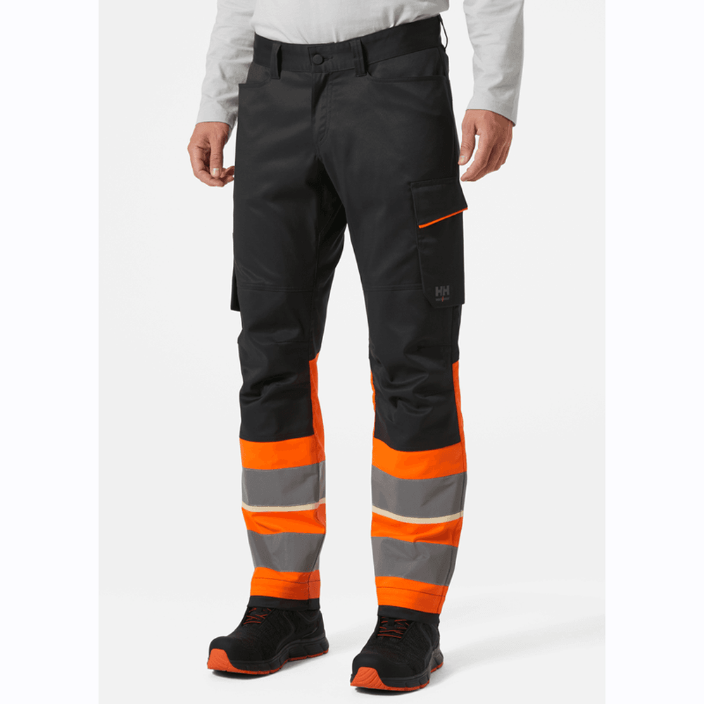 Helly Hansen UC-ME 2-Way Stretch Hi-Vis Work Cargo Pant Trouser Class 1