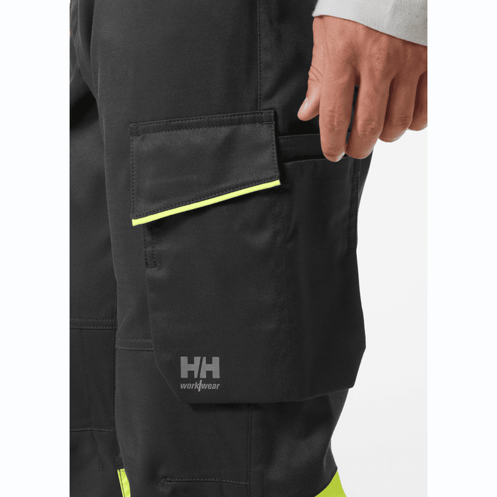 Helly Hansen UC-ME 2-Way Stretch Hi-Vis Work Cargo Pant Trouser Class 1