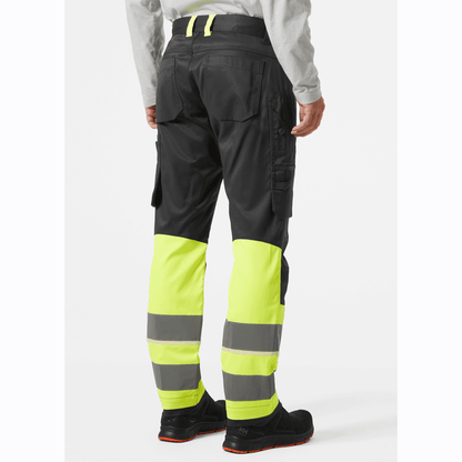 Helly Hansen UC-ME 2-Way Stretch Hi-Vis Work Cargo Pant Trouser Class 1