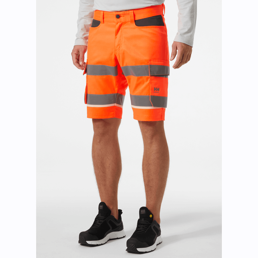 Helly Hansen 77517 UC-ME Hi-Vis 2-Way Stretch Cargo Work Shorts
