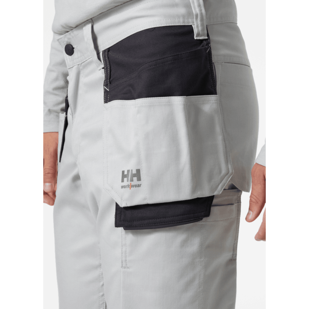 Helly Hansen 77521 Manchester Holster Pocket Knee Pad Trousers Grey Fog