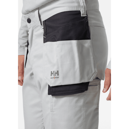 Helly Hansen 77521 Manchester Holster Pocket Knee Pad Trousers Grey Fog